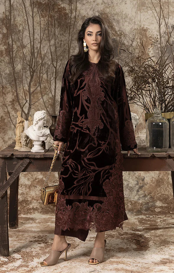 VELVEL PALACHI 3PC UNSTICHED MOCHA LUXE