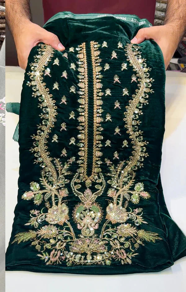 BATIK VELVET 03 GREEN