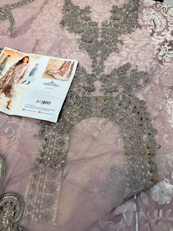 VELVEL PALACHI 3PC UNSTICHED MB PINK
