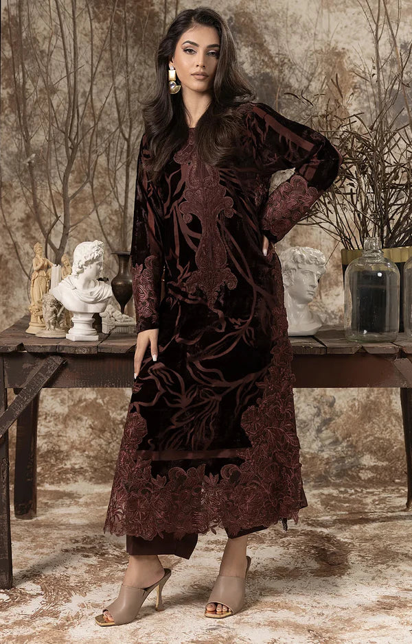 VELVEL PALACHI 3PC UNSTICHED MOCHA LUXE